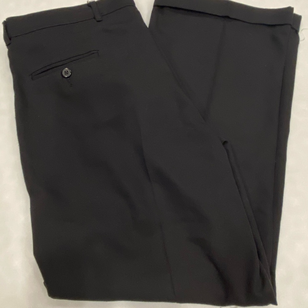 George Black and White Pants